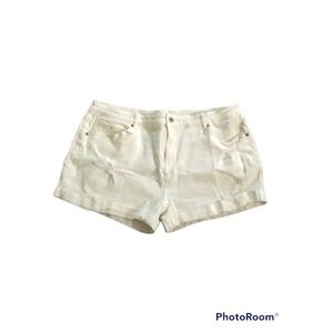 Diva Stressed Womens Grean Shorts In Wht 98% Cotton 2 % Spandex Size 2XL